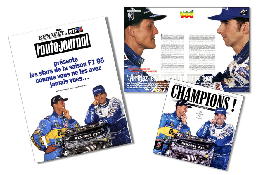 1995 duel Damon Hill et Michael Schumacher